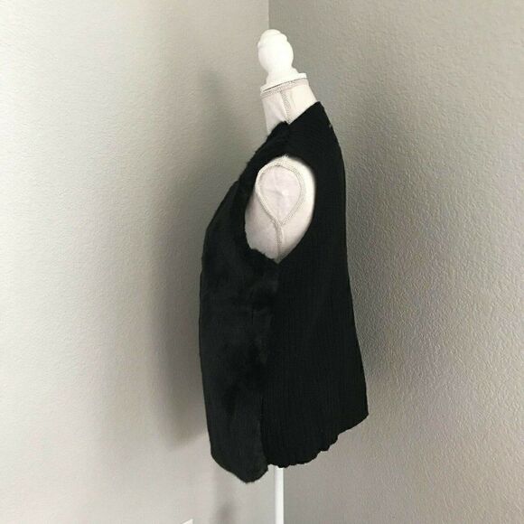 Armani Exchange Womens Black Front Vest Size XS - Picture 3 of 8